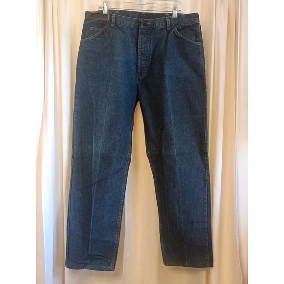 BULWARK FR Mens 38 x 30 Flame‎ Resistant Blue Denim Jeans Cotton ARC 20.7 ATPV - Picture 1 of 7